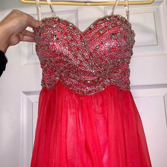 Sherri Hill Strapless Prom Dress - Picture 2 of 5
